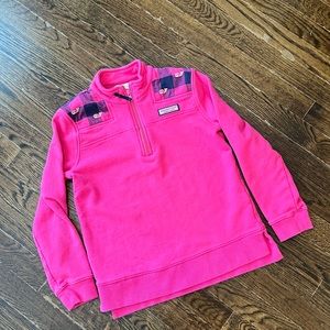 Vineyard Vines Girls Buffalo Check Embroidered Shep Shirt